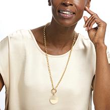 Marlyn Schiff Goldtone Charm Pendant