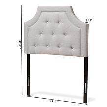 Mars Fabric Upholstered Twin Size Headboard