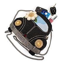 Mary Frances Hand Beaded Car-Shaped Crossbody Handbag