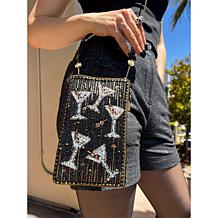 Mary Frances Hand-Beaded Crossbody Mini Handbag