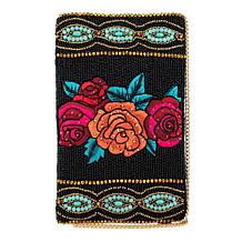 Mary Frances Hand-Beaded Crossbody Phone Bag