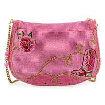 Mary Frances Rodeo Drive Hand-Beaded Crossbody Handbag
