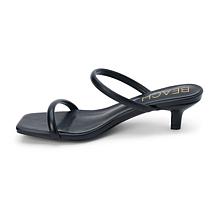 Matisse Two-Band Sandal with Square Toe & Kitten Heel - Jeanne