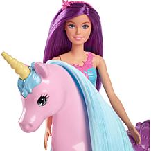 Mattel Barbie Fantasy Doll & Unicorn Toy Set