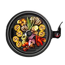 Maxi-Matic Elite Gourmet 12" Deluxe Indoor Grill w/Tempered Glass Lid
