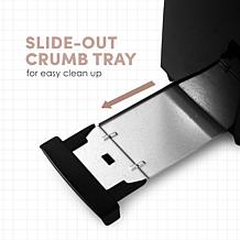 Maxi-Matic Elite Gourmet 4-Slice Long Slot Cool-Touch Toaster - Black