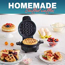 Maxi-Matic Elite Gourmet Fluffy Stuffed Belgian Waffle Maker, Mint