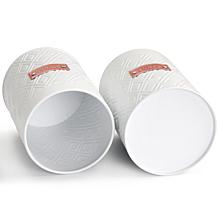 MegaChef Iron Canister Set, White - 4 Piece