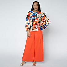 Megan Renee Hammered Satin Top