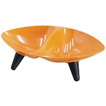 Melamine Couture Sculpture Double Food and Water Dog Bowl