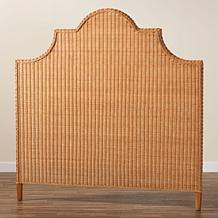 Melanie Standalone Headboard with Woven Rattan