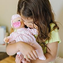 Melissa & Doug 12" Jenna First-Born Baby Doll in Pink Onesie