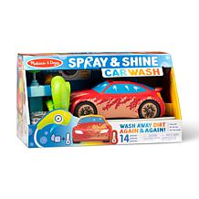 Melissa & Doug 14-Piece Spray & Shine Car Wash Toy