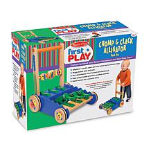 Melissa & Doug Chomp and Clack Alligator Push Toy
