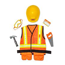 Melissa & Doug Construction Worker Dress-Up Set with Tools & Hard Hat