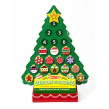 Melissa & Doug Countdown to Christmas Wooden Advent Calendar