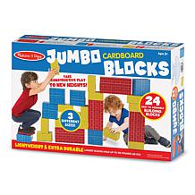 Melissa & Doug Jumbo Cardboard Blocks - 24-Piece