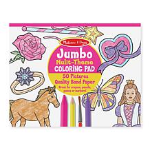 Melissa & Doug Jumbo Coloring Pad - Pink (11" x 14")