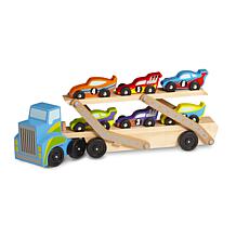 Melissa & Doug Mega Race Car Carrier