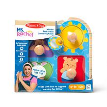 Melissa & Doug Ms. Rachel Wooden Peek-a-Boo Puzzle with Mirror
