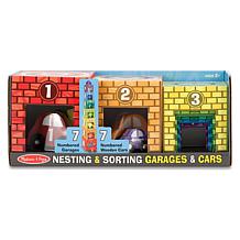 Melissa & Doug Nesting and Sorting Garages & Cars