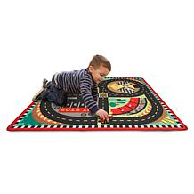 Melissa & Doug Round the Speedway Race Track Rug