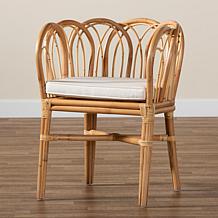 Melody Natural Rattan Dining Chair with Cushion