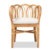 Melody Natural Rattan Dining Chair with Cushion