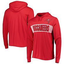 Men's '47 Red Tampa Bay Buccaneers Field Franklin Hooded Long Sleev...