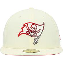 Men's New Era Cream Tampa Bay Buccaneers Chrome Color Dim 59FIFTY F...