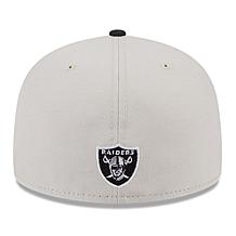 Men's New Era Stone/Black Las Vegas Raiders 2023 NFL Draft On Stage...