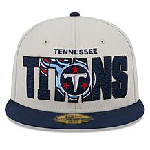 Men's New Era Stone/Navy Tennessee Titans 2023 NFL Draft On Stage 5...