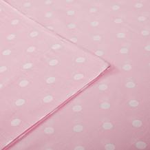 Mi Zone Polka Dot Cotton Sheet Set - Pink - Queen