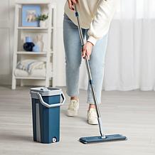 Microfiber 4-in-1 Handimop and Bucket with 4 Reusable Pads
