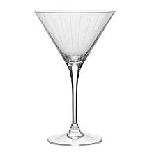 Mikasa Cheers Set of 4 Etched-Crystal Martini Glasses