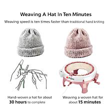 Milex 48-Needle Knitting Machine with Accessory Kit