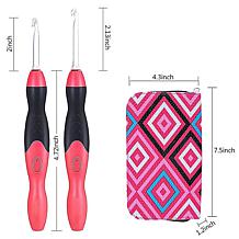 Milex LED Lighted Crochet Hook Kit with 11 Hooks