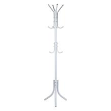 Mind Reader 11-Hook Standing Metal Coat Rack and Hat Hanger