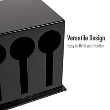 Mind Reader 3 Compartment Plastic Utensil Dispense