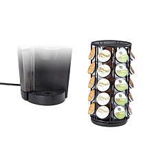 Mind Reader 35-Capacity Rotating Metal K-Cup Carousel Pod Holder