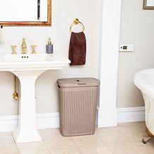 Mind Reader 40-Liter Slim Laundry Basket with Cutout Handles