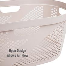 Mind Reader 40L Laundry Basket - Ivory