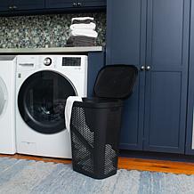 Mind Reader 60 Liter Laundry Hamper Set of 2 Black