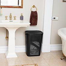 Mind Reader 60 Liter Laundry Hamper Set of 2 Black