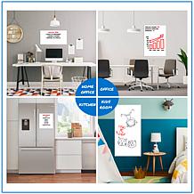 Mind Reader Adhesive Dry Eraseboard Roll 2 Dry Erase Markers