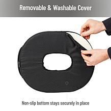 Mind Reader Air Cloud Gel Donut Pillow Seat Cushion with Cooling Core