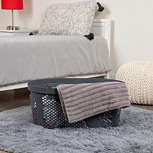 Mind Reader Basket Collection 40-Liter Laundry Hamper with Handles