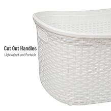 Mind Reader Basket Collection Laundry Basket 40 Liter Capacity Cut ...