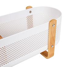 Mind Reader Divided Storage Basket with Legs