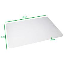 Mind Reader Hard Surface Floor Protection Mat for Rolling Chairs